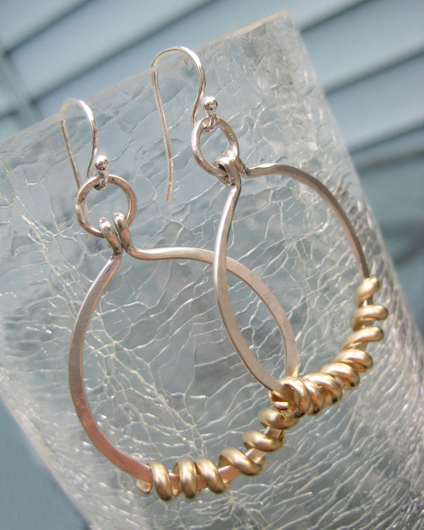 gold wrapped hoops.TCL